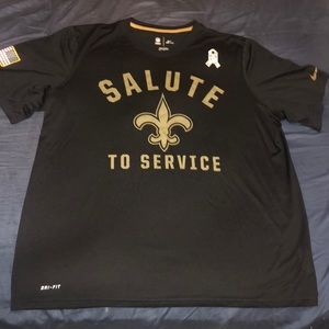 Nike NFL Saints Salute to Service Shirt